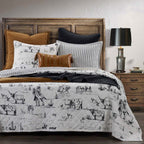 Rustic Ranch Reversible Quilt Bed Set - King