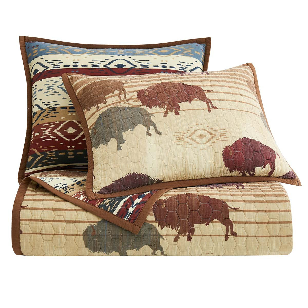Buffalo Range Reversible Quilt Bedding Collection