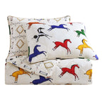 Horses Run Free Quilt Set - Full/Queen