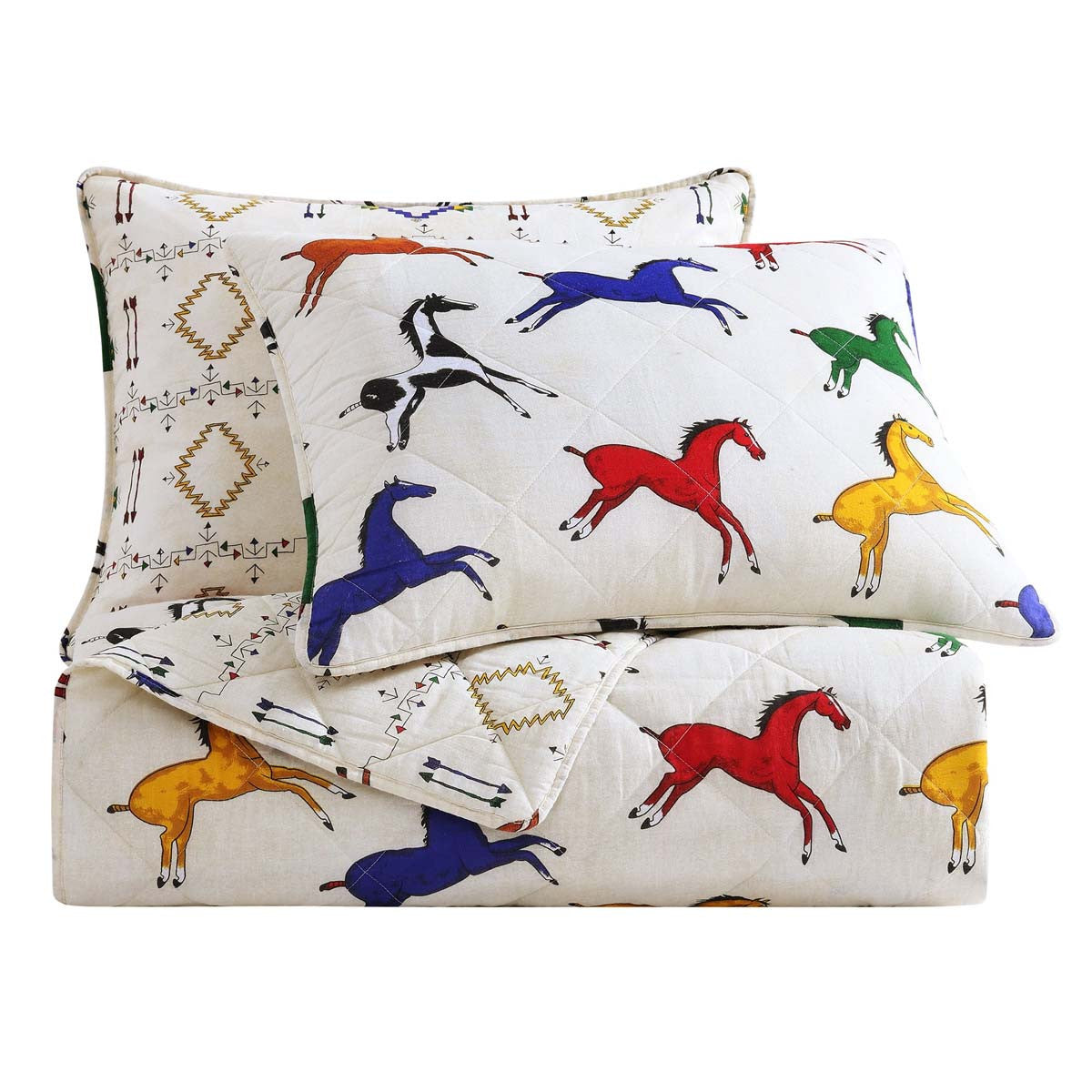 Horses Run Free Quilt Bedding Collection