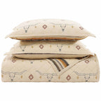 Southwest Longhorns Quilt Set - Full/Queen