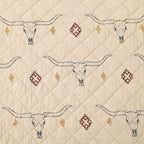 Southwest Longhorns Quilt Set - King