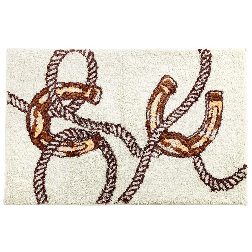 Pierre Equestrian Jacquard Bath & Kitchen Rug