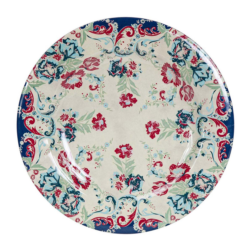 Patchwork Bandana Prairie Floral Dinner Plates - Set of 4