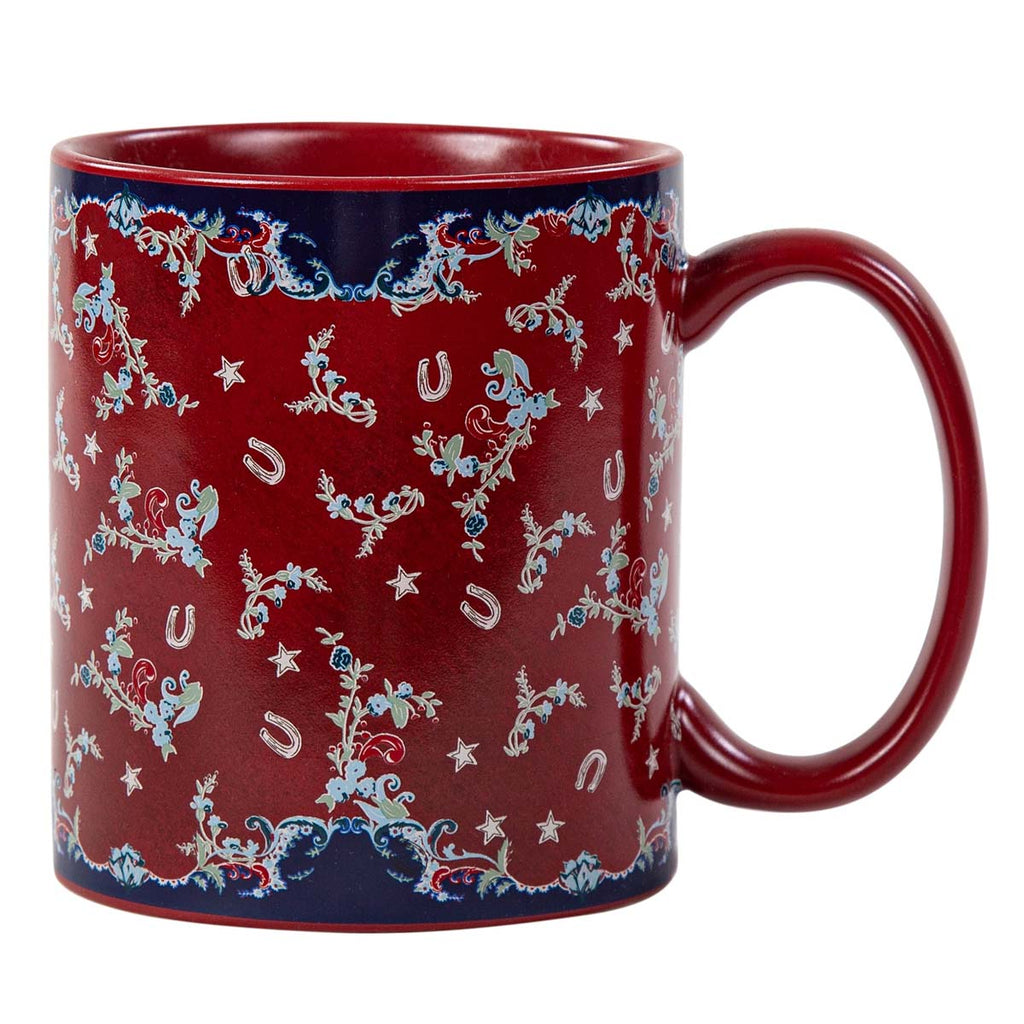 Patchwork Bandana Botanicals Mugs - Set of 4