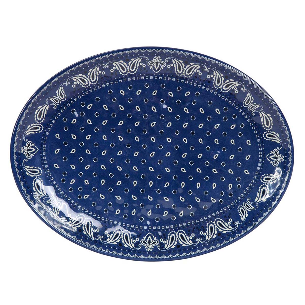 Patchwork Bandana Serving Platter