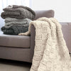 Cable Knit Euro Cozy Throw - OUT OF STOCK UNTIL 07/28/2026
