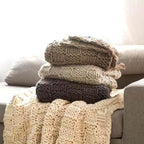 Cable Knit Euro Cozy Throw - OUT OF STOCK UNTIL 07/28/2026