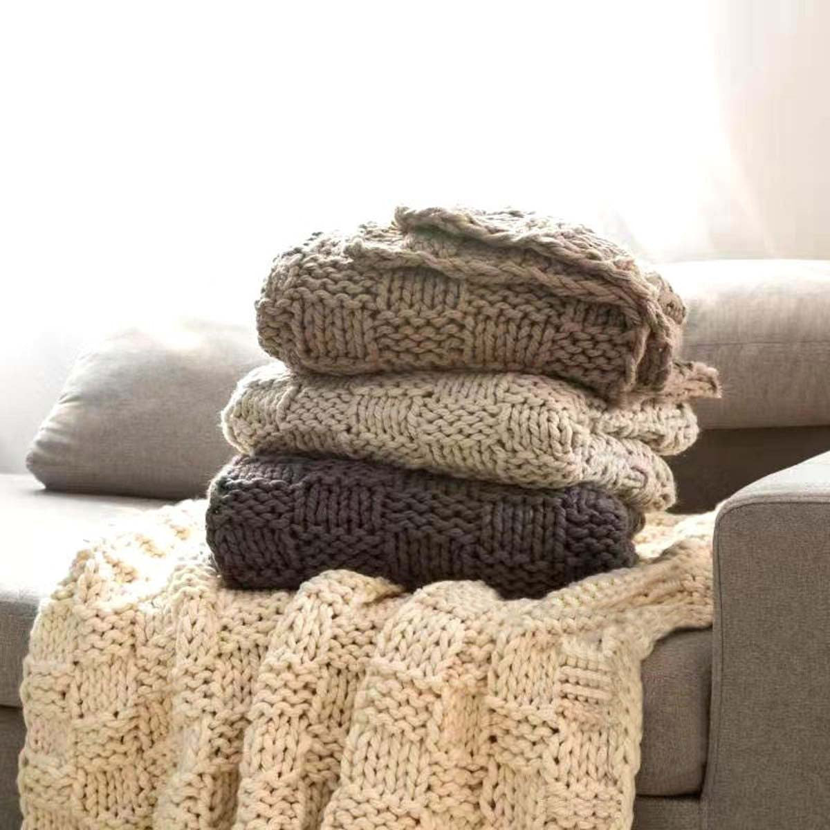 Cable Knit Euro Cozy Throw - OUT OF STOCK UNTIL 07/28/2026