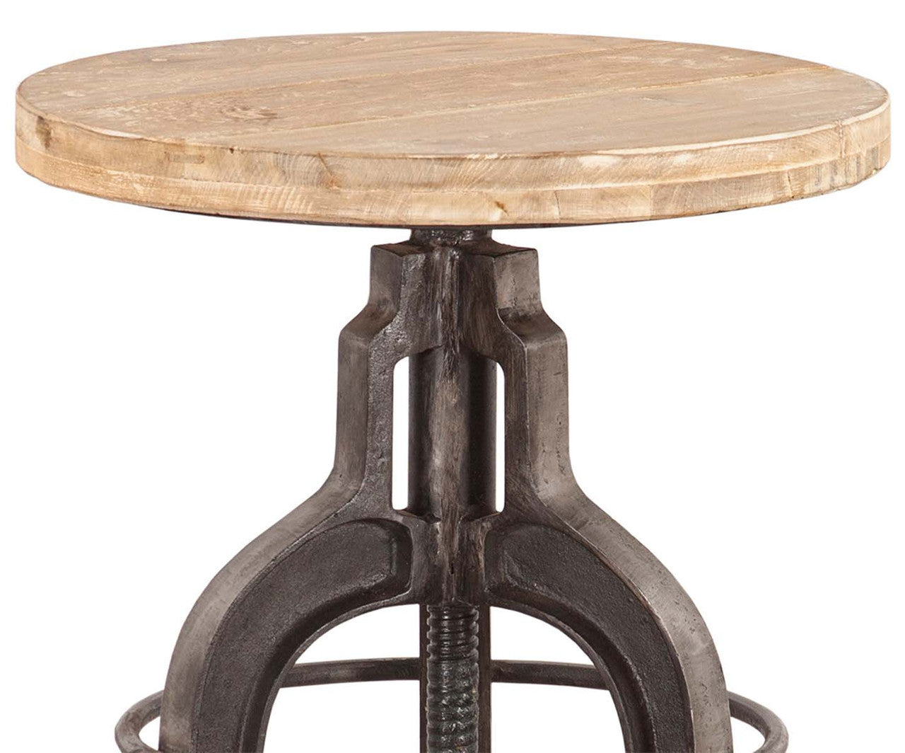 Urban Warehouse Adjustable Stool - Oiled Teak