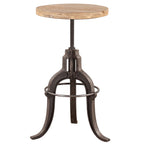 Urban Warehouse Adjustable Stool - Oiled Teak