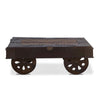 Industrial Chic Rolling Coffee Table