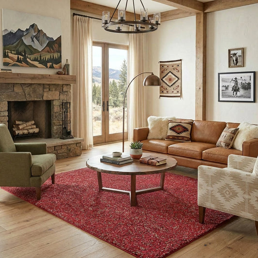Baxter Red Rug Collection