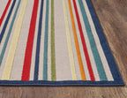 Sun Valley Stripes Indoor/Outdoor Rug - 7 x 9