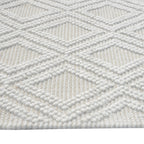 Ivory Diamonds Rug - 6 x 9