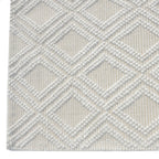 Ivory Diamonds Rug - 8 x 11