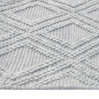 Gray Diamonds Rug - 9 x 13