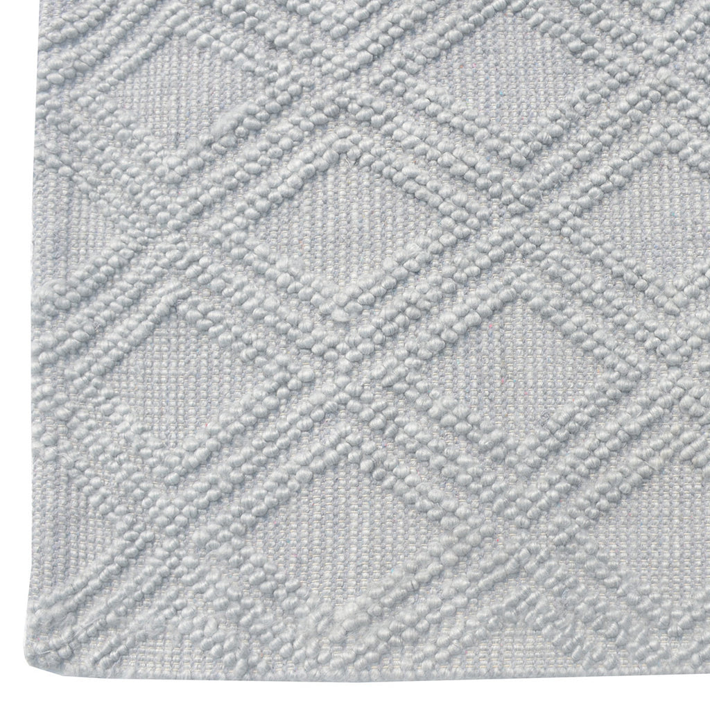 Gray Diamonds Rug - 9 x 13