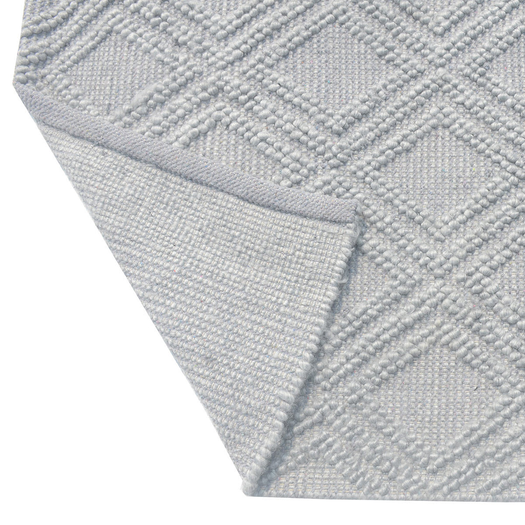 Gray Diamonds Rug - 9 x 13