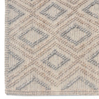 Gray Sand Diamonds Rug - 5 x 7