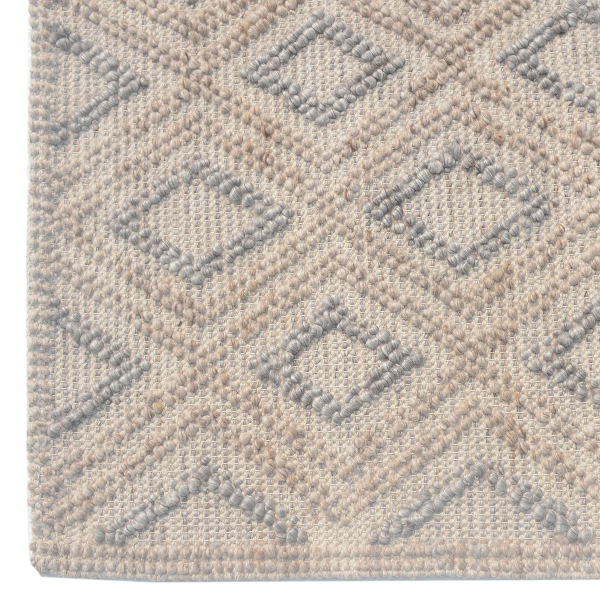 Gray Sand Diamonds Rug Collection