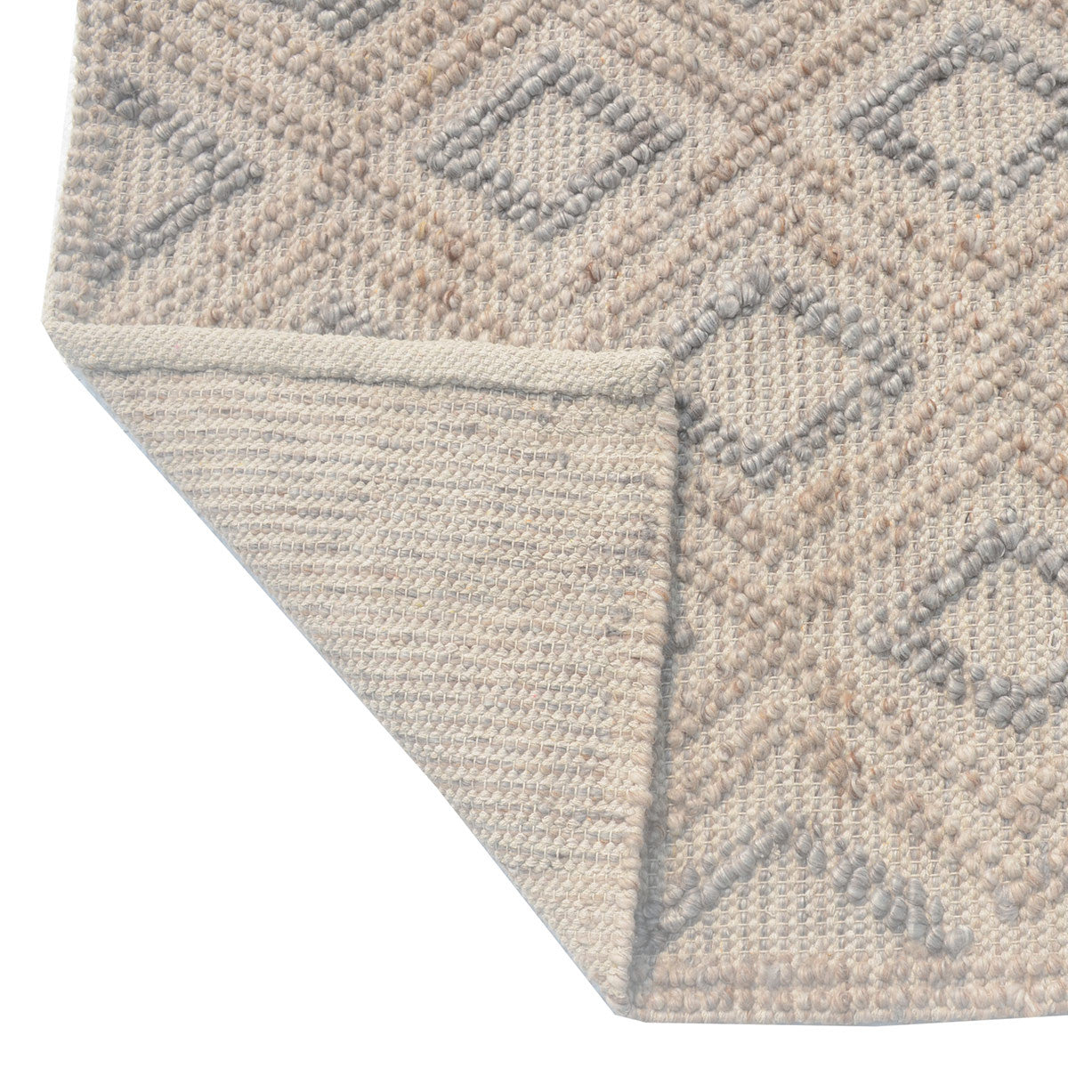 Gray Sand Diamonds Rug Collection