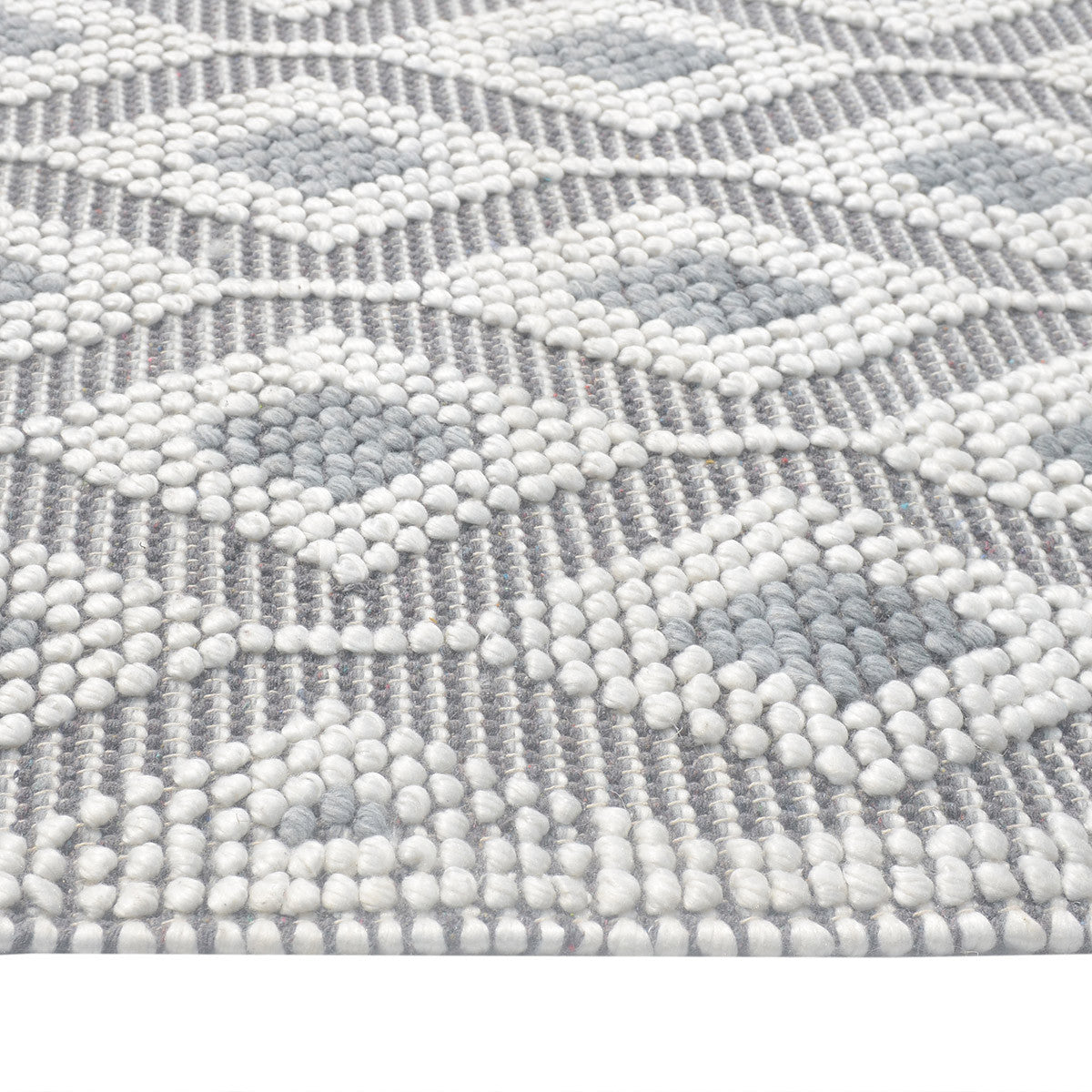 Gray Diamond Vines Rug Collection