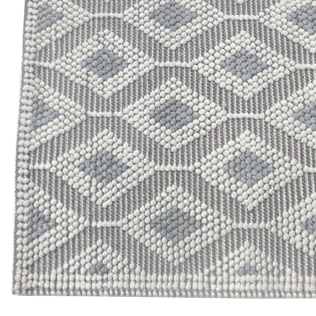 Gray Diamond Vines Rug - 5 x 7 | Lone Star Western Decor