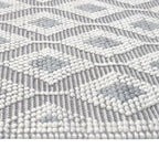 Gray Diamond Vines Rug - 6 x 9