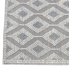 Gray Diamond Vines Rug - 6 x 9