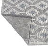 Gray Diamond Vines Rug - 6 x 9