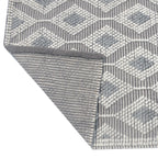 Gray Diamond Vines Rug - 6 x 9