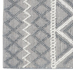 Gray Dancing Diamonds Rug - 5 x 7