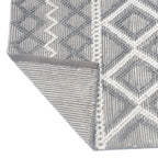 Gray Dancing Diamonds Rug - 9 x 13