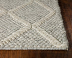 Gray Geo Trail Rug - 3 x 5