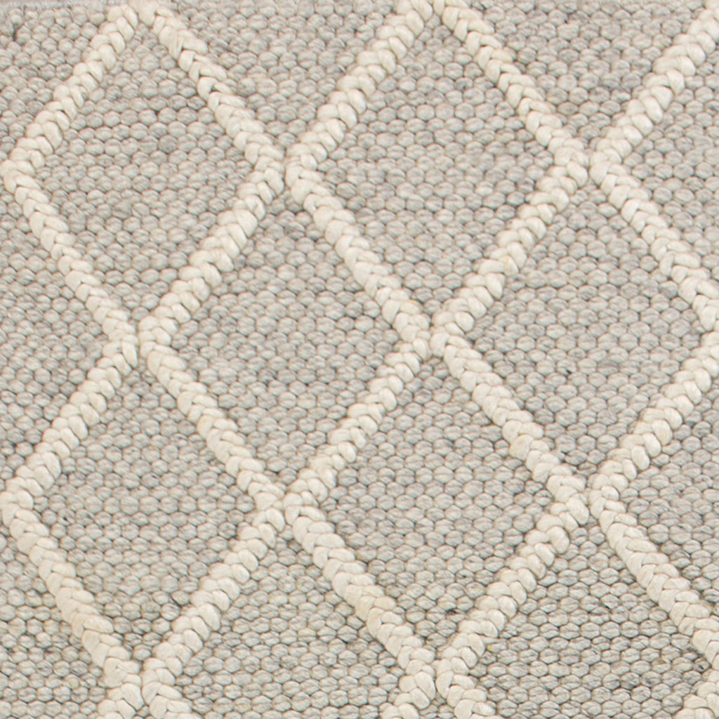 Gray Geo Trail Rug - 3 x 5