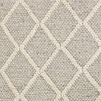 Gray Geo Trail Rug - 5 x 7