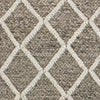 Dark Gray Geo Trail Rug - 8 x 10