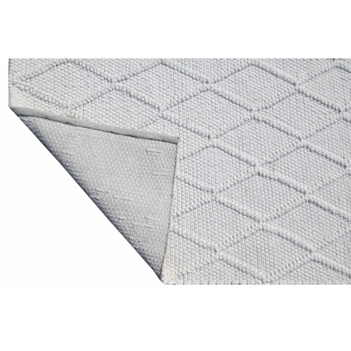 White Rhombus Rug Collection