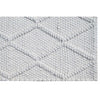 White Rhombus Rug - 8 x 10