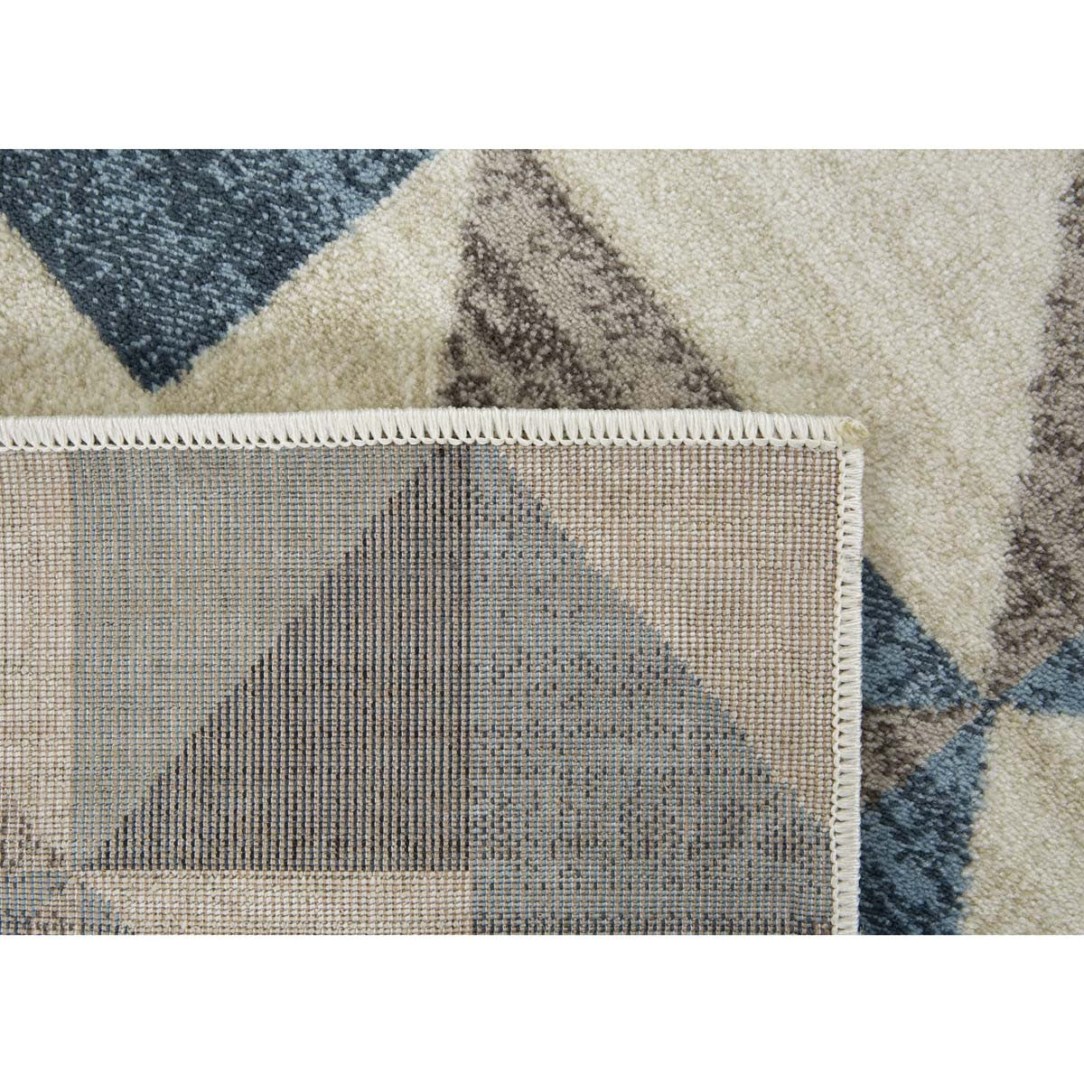 Blue & Gray Geometric Rug Collection