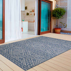 Chandler Blue Indoor/Outdoor Rug - 5 x 8 - OUT OF STOCK UNTIL 09/01/2026