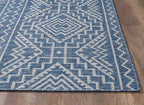 Chandler Blue Indoor/Outdoor Rug - 8 Ft. Round