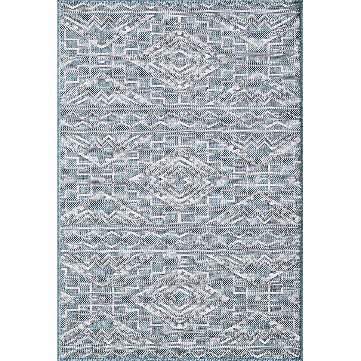 Chandler Aqua Indoor/Outdoor Rug - 3 x 5