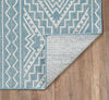Chandler Aqua Indoor/Outdoor Rug - 3 x 5