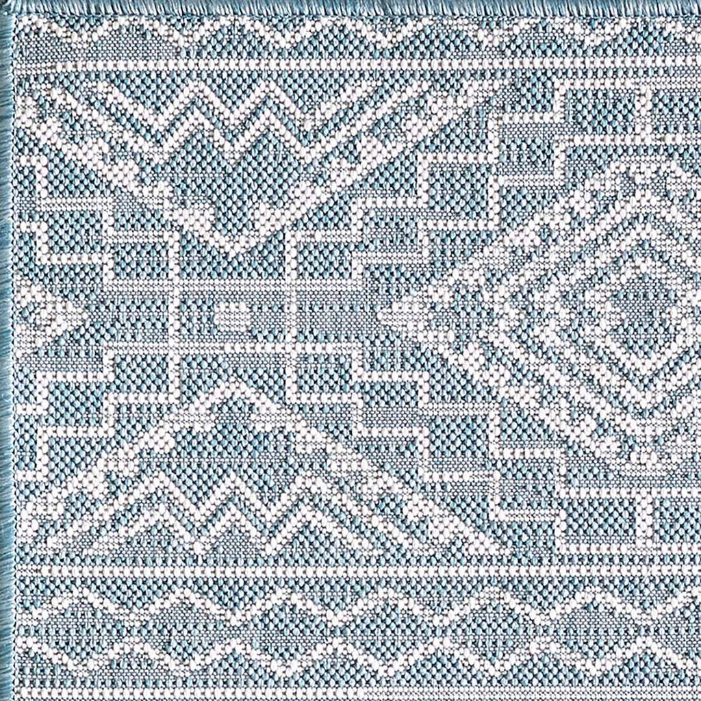 Chandler Aqua Indoor/Outdoor Rug - 3 x 5