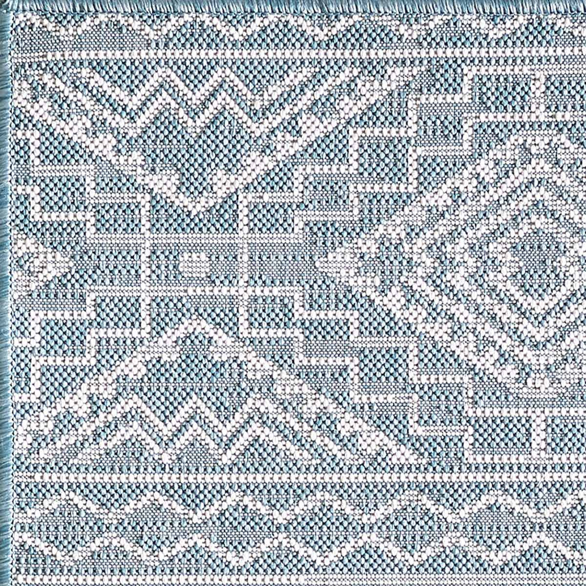 Chandler Aqua Indoor/Outdoor Rug - 3 x 5