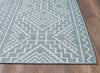 Chandler Aqua Indoor/Outdoor Rug - 8 Ft. Round