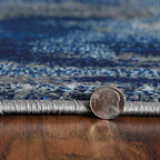 Weathered Denim Rug - 5 x 8