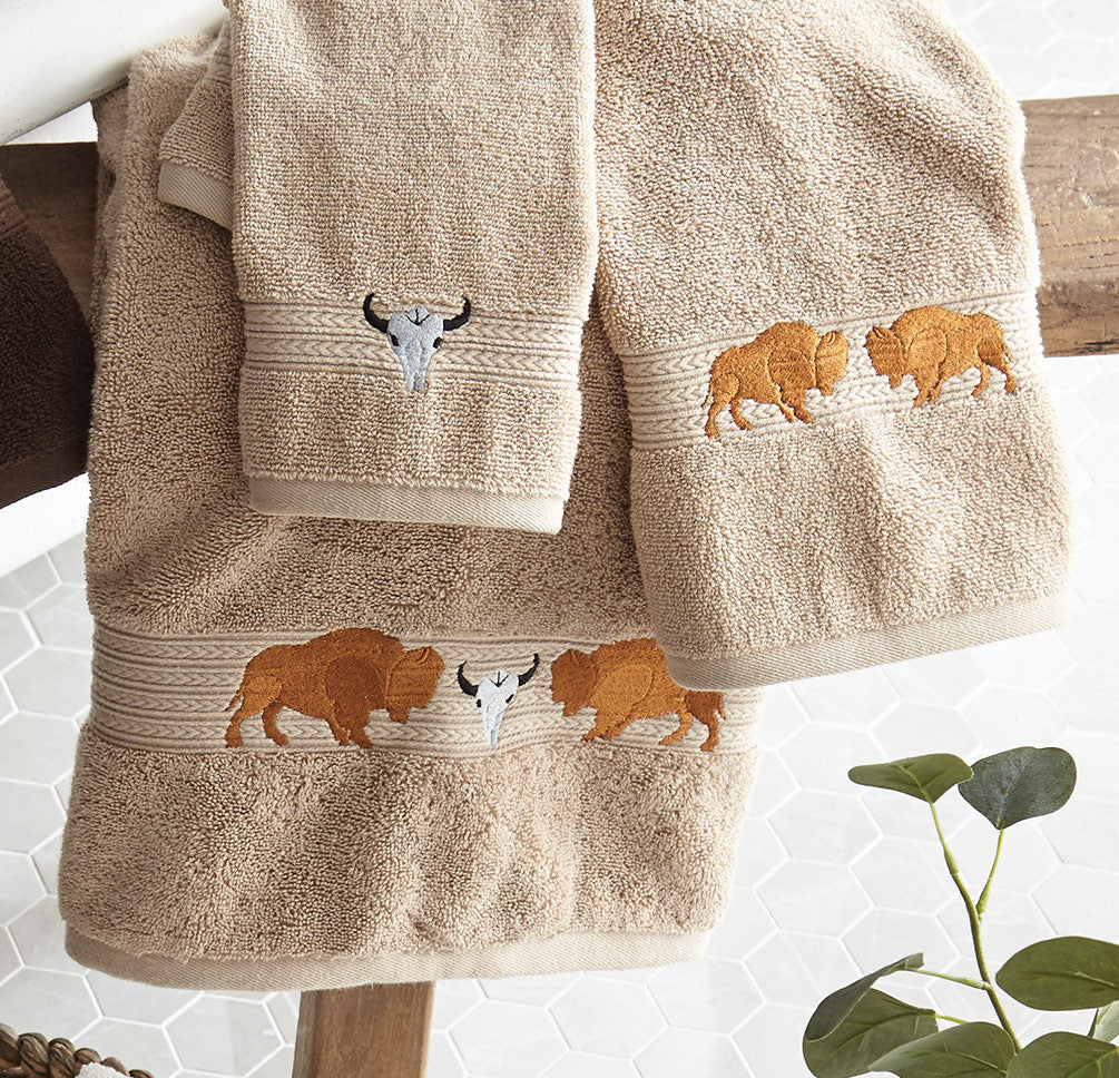 Buffalo Ridge Linen Hand Towel - CLEARANCE
